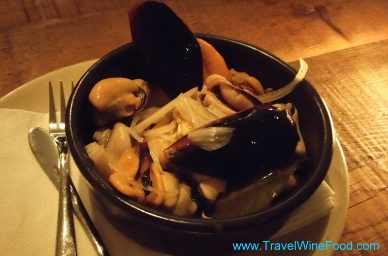 Mussels dinner Porch and Parlour Restaurant and Bar