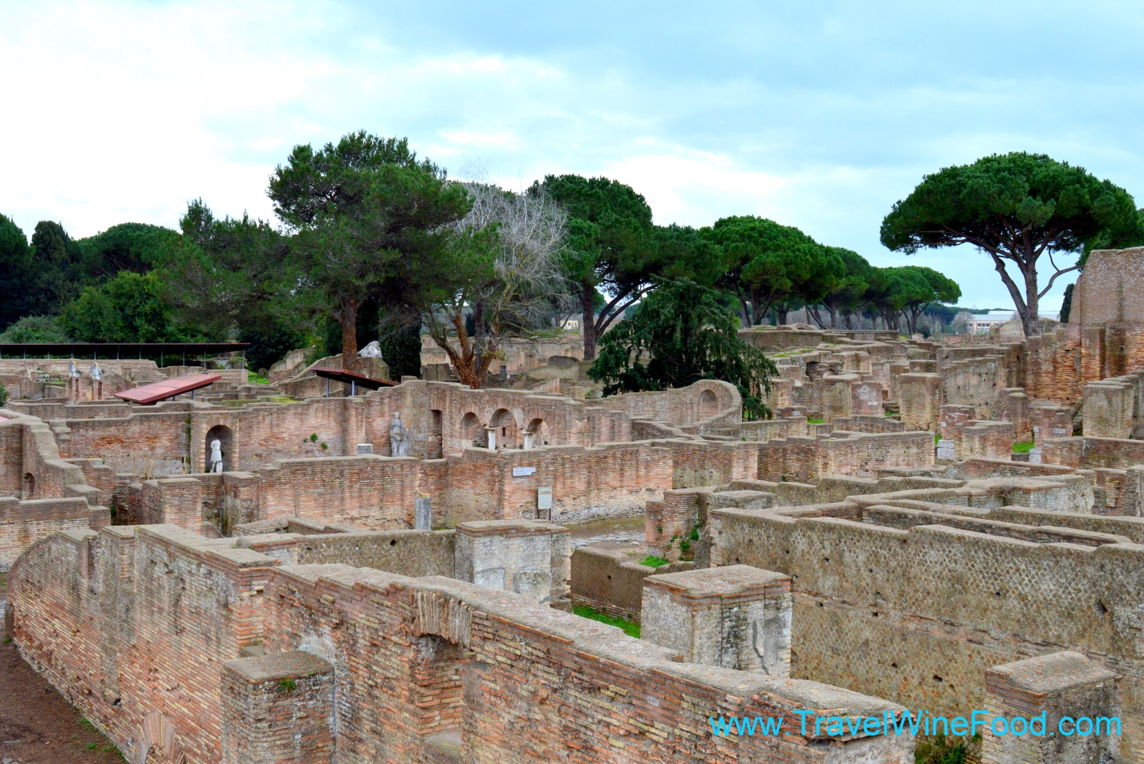 Ostia Antica Roman Archaeological Site Italy Europe